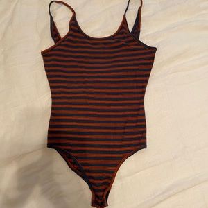Urban Outfitters striped bodysuit